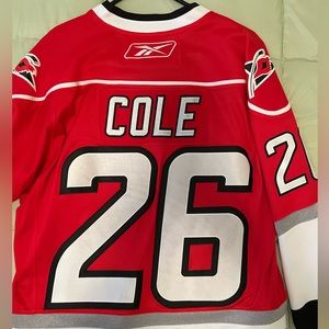 Carolina Hurricanes Erik Cole red home sweater